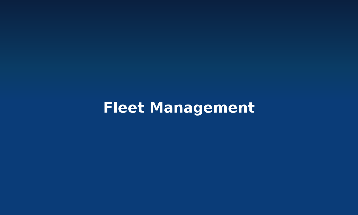 Fleet Management Illustration